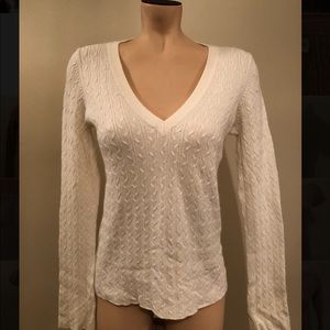 Banana Republic Soft Angora/Cotton Sweater Sz M